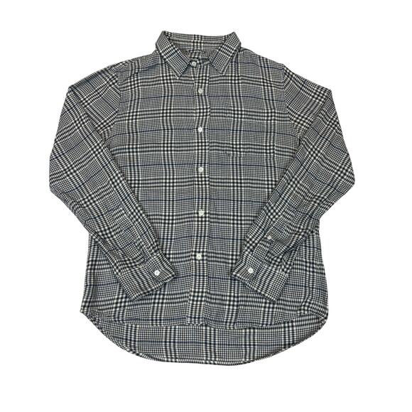 Buck Mason One Pocket Glen Plaid Button Up Shirt Men's Medium Quiet Luxury - Picture 1 of 8